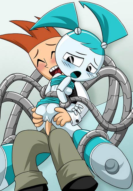 Jenny, the Teenage robot, is fucked by Brad and giant tentacles - all at the same time! She screams and wriggles, as her body is being penetrated!